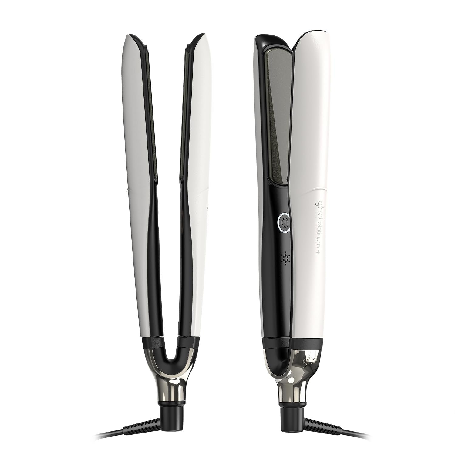 6111Ea-plcL ghd Platinum+ Styler 1" Flat Iron Hair Straightener, White - Image 1