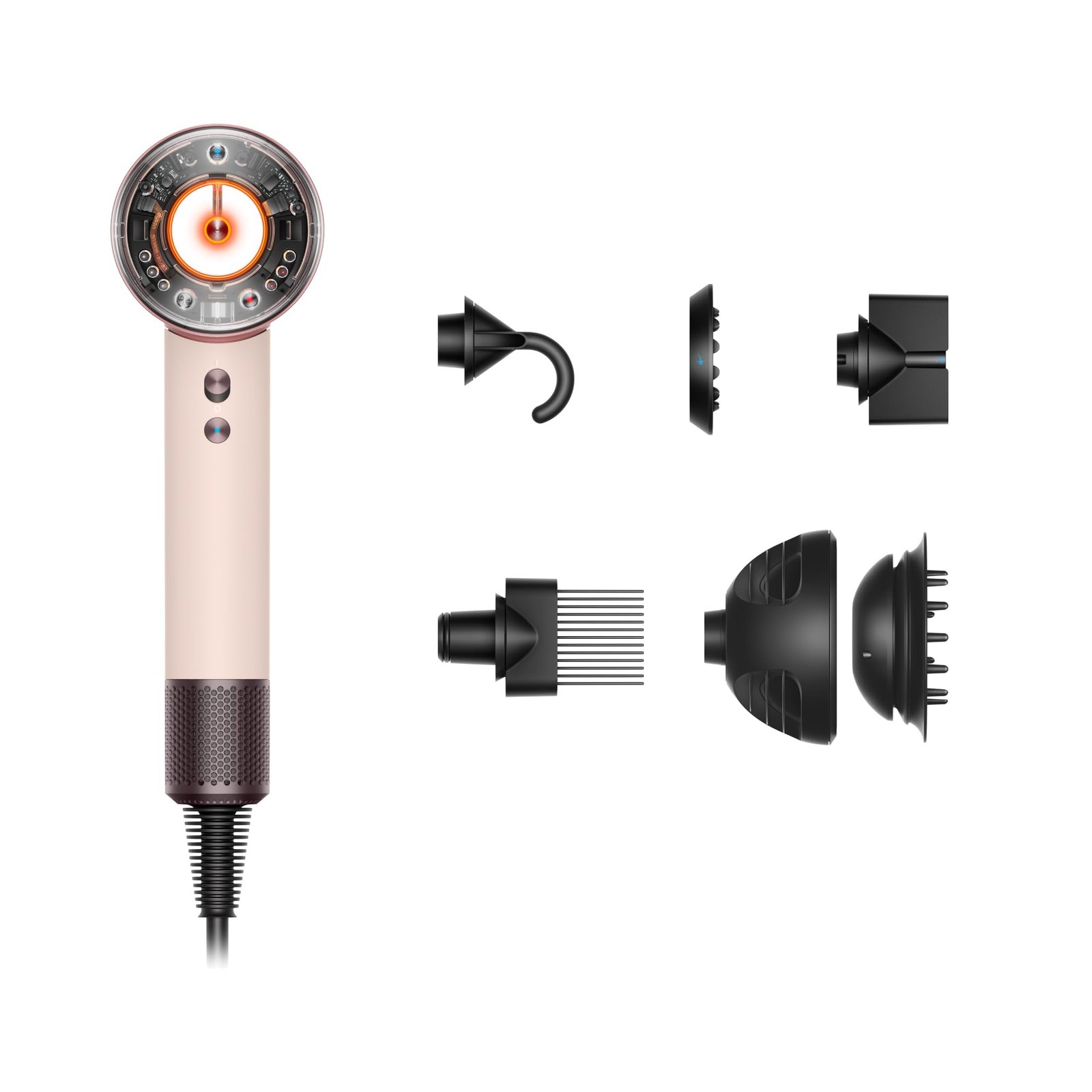 61ARByQFAaL Dyson Supersonic Nural Hair Dryer in Ceramic Pink and Rose Gold - Image 1