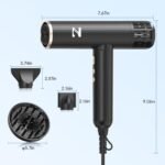 Nicebay Ionic Hair Dryer with Diffuser, 1600W High-Speed Salon Blow Dryer - Image 9