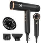 Nicebay Ionic Hair Dryer with Diffuser, 1600W High-Speed Salon Blow Dryer