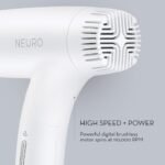 Paul Mitchell Neuro Dry+ Hair Dryer, Dual Voltage, Travel Bag, Pearlescent White - Image 4