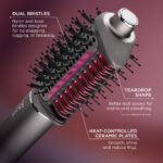 Shark FlexFusion Ceramic Air Styler, Straightener, Metallic Mist, HD651S - Image 9