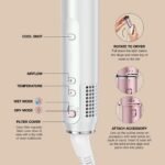 Shark FlexStyle Glam, Ceramic+Powerful Air Styling+Drying System, HD6051SPK - Image 15