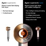 Dyson Supersonic Nural Hair Dryer in Ceramic Pink and Rose Gold - Image 13