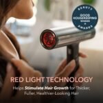 ⁠SRILabs DryQ Infrared Hair Dryer - Red Light, Frizz Control, Dual Voltage - Image 2