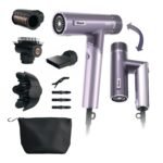 Shark SpeedStyle Pro Flex Dryer, Scalp Shield, Bag, Lilac, HD543PL