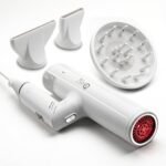 SRILabs DryQ Infrared Hair Dryer - Red Light, Frizz Control, Dual Voltage