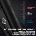 ghd Original Styler 1" Flat Iron Hair Straightener, Black + Bodyguard - Image 2