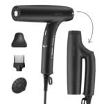 Paul Mitchell Neuro Dry+ Folding Travel Hair Dryer, Dual Voltage with Storage Bag