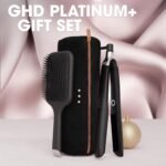 ghd Platinum+ Styler 1" Flat Iron Hair Straightener, Black 2026 Gift Set - Image 2