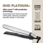 ghd Platinum+ Styler 1" Flat Iron Hair Straightener, White - Image 4