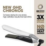 ghd Chronos 1" Styler Smart Flat Iron Hair Straightener, White - Image 2