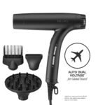 Paul Mitchell Neuro Dry+ Folding Travel Hair Dryer, Dual Voltage with Storage Bag - Image 2