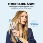 BaBylissPRO The Prima3000 Hair Straightener, Waver, Curler, 1 1/4" - Image 2