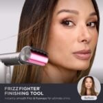 Shark FlexFusion Ceramic Air Styler, Straightener, Metallic Mist, HD651S - Image 5