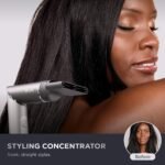 Shark FlexFusion Ceramic Air Styler, Straightener, Metallic Mist, HD651S - Image 6
