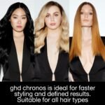 ghd Chronos 1" Styler Smart Flat Iron Hair Straightener, Black - Image 5