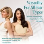 Bio Ionic 10X Styling Iron Hair Straightener with 1" Sonic Vibrating Plates - Image 8
