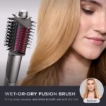 Shark FlexFusion Ceramic Air Styler, Straightener, Metallic Mist, HD651S - Image 3