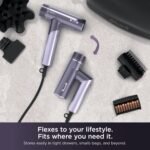 Shark SpeedStyle Pro Flex Dryer, Scalp Shield, Bag, Lilac, HD543PL - Image 11